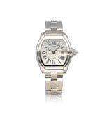 Cartier Roadster  31 - 2011 B+P | date steel silver roman  | ref. W62016V3 |