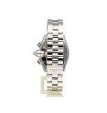Cartier Roadster Chronograph Automatic 40 - 2006 + papers | XL steel bracelet silver roman
