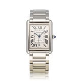 Cartier Tank Must XL - 2022 box + papers | steel silver XL | ref. 4324 |