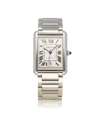 Cartier Tank Must XL - 2022 box + papers | steel silver XL | ref. 4324 |