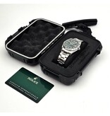 Rolex Datejust 36 2023 + papers | green steel - white gold fluted Oyster