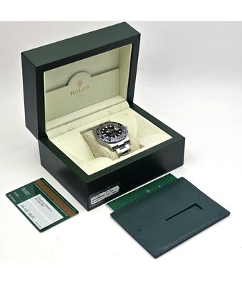 Rolex GMT-Master II 40 - 2015 - box + papers | Batman steel black - blue Oyster Oyster