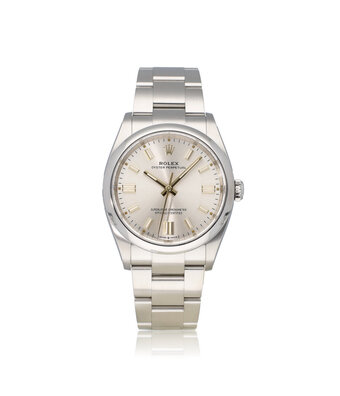 Rolex Oyster Perpetual 36 - 2024 box + papers | silver - gold