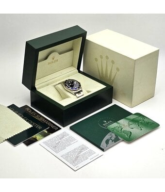 Rolex Submariner Date 40 -  2005 + box | steel - yellow gold blue - bluesy
