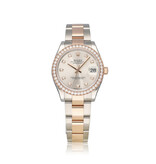 Rolex Datejust 31 - 2019 box + papers | steel - rose gold Jubilee diamond silver 10BR