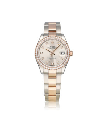 Rolex Datejust 31 - 2019 box + papers | steel - rose gold Jubilee diamond silver 10BR