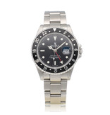 Rolex GMT-Master II 40 NEW ROLEX SERVICE - 2003 box + papers | steel black Oyster