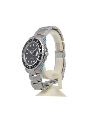 Rolex GMT-Master II 40 NEW ROLEX SERVICE - 2003 box + papers | steel black Oyster