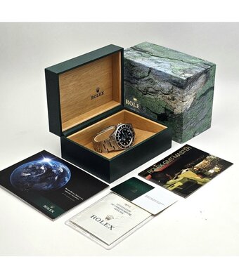 Rolex GMT-Master II 40 NEW ROLEX SERVICE - 2003 box + papers | steel black Oyster
