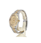 Rolex Datejust 41 2024 box + papers | steel - gold champagne diamond Oyster