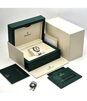 Rolex Oyster Perpetual 28 - 2021 box + papers | steel silver domed Oyster