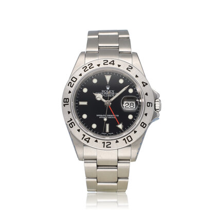 Explorer II  40 NEW ROLEX SERVICE - 2005 B+P | steel black F-serial