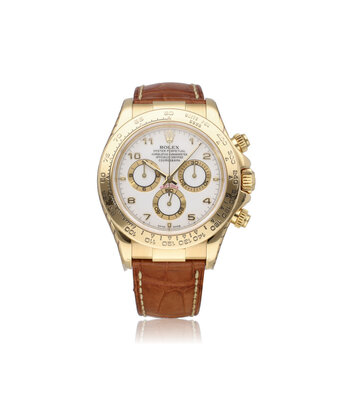 Rolex Daytona  40 NEW ROLEX SERVICE - 2004 box + papers | yellow gold white