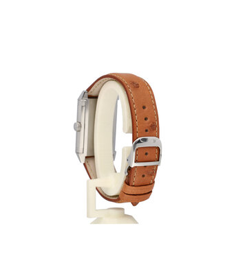 Jaeger-LeCoultre Reverso Grand taille 26 NEW JLC STRAP - 2002 B+P | steel silver alligator leather
