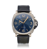 Panerai Luminor Due 3 Days Titanio 45 - 2018 box + papers | titanium blue