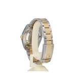 Rolex Datejust 41 NEW ROLEX SERVICE - 2023 B+P | motif - blocks  - fluted steel - gold champagne