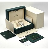 Rolex Datejust 41 NEW ROLEX SERVICE - 2023 B+P | motif - blocks  - fluted steel - gold champagne