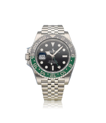 Rolex GMT-Master II 40 - 2024 box + papers | steel left - lefty - Sprite green Jubilee