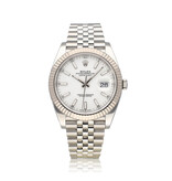 Rolex Datejust 41 - 2024 box + papers | steel - gold white Jubilee