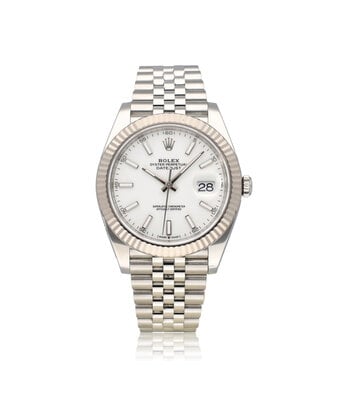 Rolex Datejust 41 - 2024 box + papers | steel - gold white Jubilee
