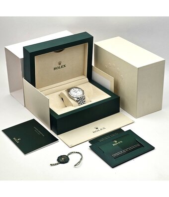 Rolex Datejust 41 - 2024 box + papers | steel - gold white Jubilee