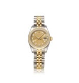 Rolex Lady-Datejust 26 2015 + papers | steel - gold champagne diamond Jubilee - computer