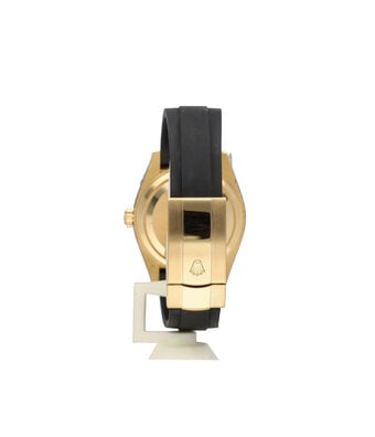 Rolex Sky-Dweller  42 NEW ROLEX SERVICE - 2020 box + papers | yellow gold Oysterflex / rubber bl
