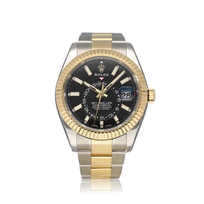 Sky-Dweller  42 2017 box + papers | steel - gold Oyster black