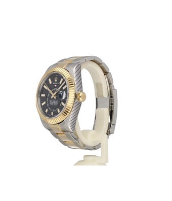 Rolex Sky-Dweller  42 2017 box + papers | steel - gold Oyster black