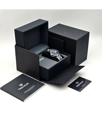 TAG Heuer Carrera Calibre 5 41 - box + papers | Calibre 5 with blue dial