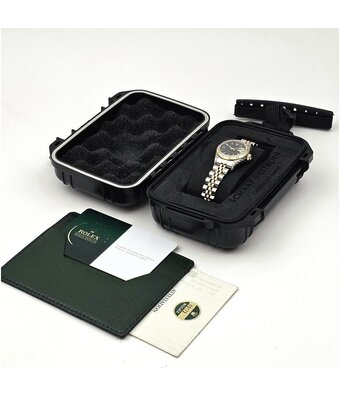 Rolex Lady-Datejust 26 NEW ROLEX SERVICE - 1987 + papers | steel - yellow gold blue Jubilee
