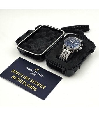Breitling Superocean Heritage Chronograph 44 NEW BREITLING SERVICE | steel blue chronograph date