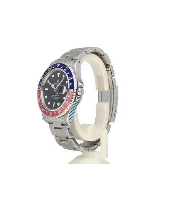 Rolex GMT-Master  40 NEW ROLEX SERVICE - 1995 B+P | steel Pepsi Oyster