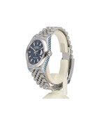 Rolex Datejust 36 NEW ROLEX SERVICE - 2020 B+P | domed steel blue Jubilee