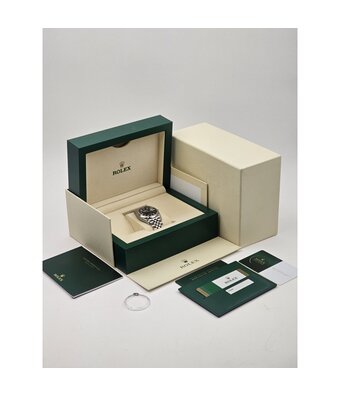 Rolex Datejust 36 NEW ROLEX SERVICE - 2020 B+P | domed steel blue Jubilee