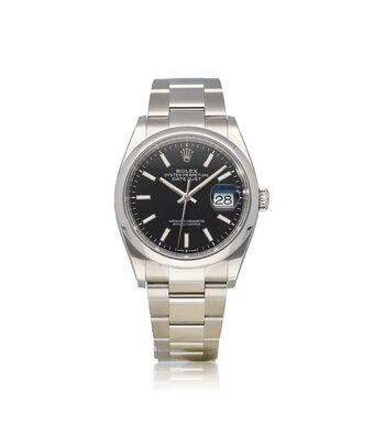 Rolex Datejust 36 - 2024 box + papers | steel black Oyster