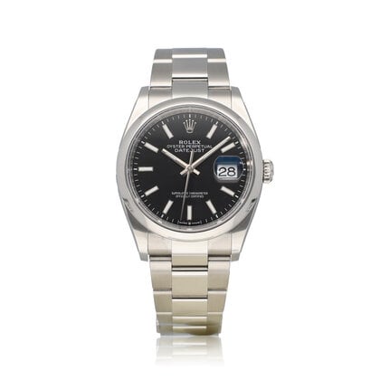 Datejust 36 - 2024 box + papers | steel black Oyster
