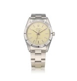 Rolex Air-king  NEW ROLEX SERVICE - 1996 | steel silver engine turned bezel