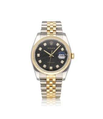 Rolex Datejust 36 - 2013 + papers | steel - yellow gold black Jubilee - computer