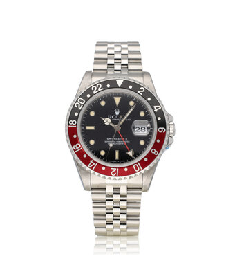 Rolex GMT-Master II 40 NEW ROLEX SERVICE - E-serial - 1990 | Coke steel  Jubilee