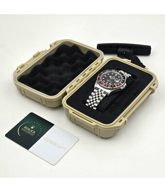 Rolex GMT-Master II 40 NEW ROLEX SERVICE - E-serial - 1990 | Coke steel  Jubilee