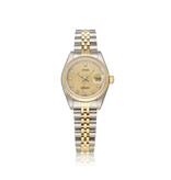 Rolex Lady-Datejust 26 NEW ROLEX SERVICE -  1987 B+P | steel - gold champagne Jubilee computer d