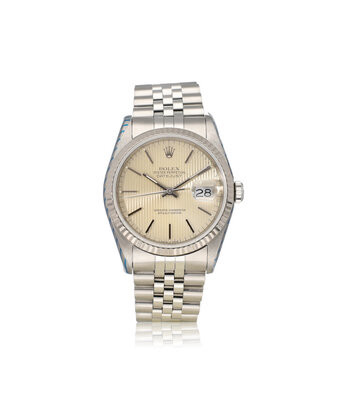 Rolex Datejust 36 - X-serial - 1991 | tapestry - steel - white gold Jubilee