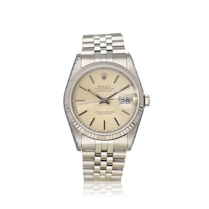 Datejust 36 - X-serial - 1991 | tapestry - steel - white gold Jubilee