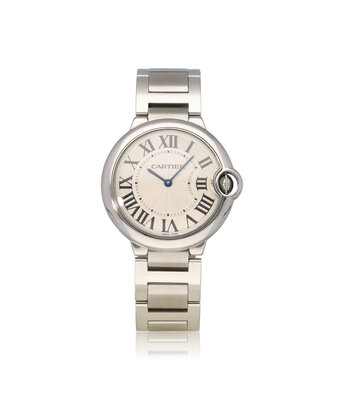 Cartier Ballon Bleu de Cartier  36 steel silver roman MM | ref. W69011Z4 |