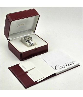 Cartier Ballon Bleu de Cartier  36 steel silver roman MM | ref. W69011Z4 |