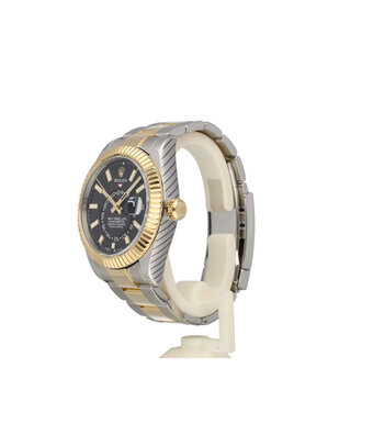 Rolex Sky-Dweller  42 2017 box + papers | steel - gold Oyster black
