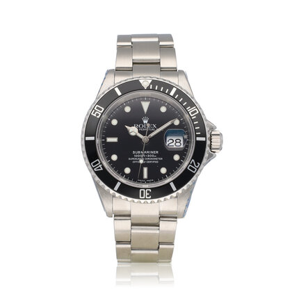 Submariner Date 40 NEW ROLEX SERVICE - 2005 box + papers | steel black Oyster