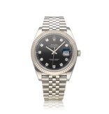 Rolex Datejust 41 2020 box + papers | steel - white gold black diamond Jubilee