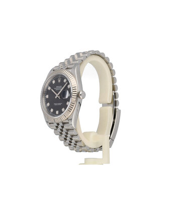 Rolex Datejust 41 2020 box + papers | steel - white gold black diamond Jubilee